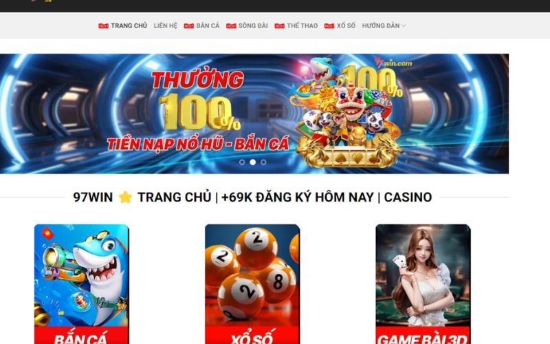 Truy cập vào trang web 97win một cách dễ dàng