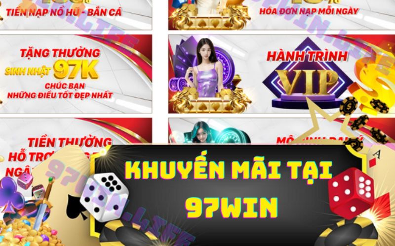 97win cung cấp khuyến mãi chào mừng cực kỳ hấp dẫn 