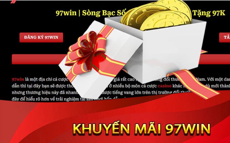 97win có chương trình khuyến mãi hấp dẫn